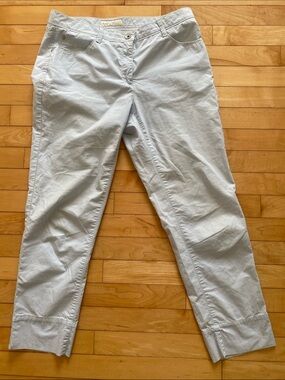 BRAX European style Soft Light Blue Tapered Cotton  pants US Size 31/32 size 8